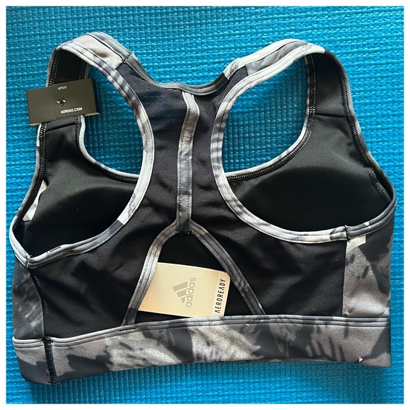 adidas Power React Training Medium Support Sports Bra - Picture 7 of 9